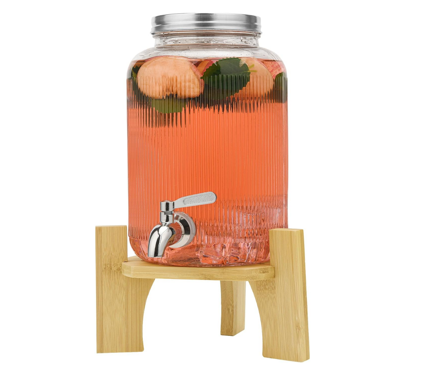 4L/8L Glass Beverage Dispenser with Tap